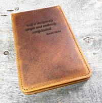 Golf Yardage Scorecard Memories Made Custom