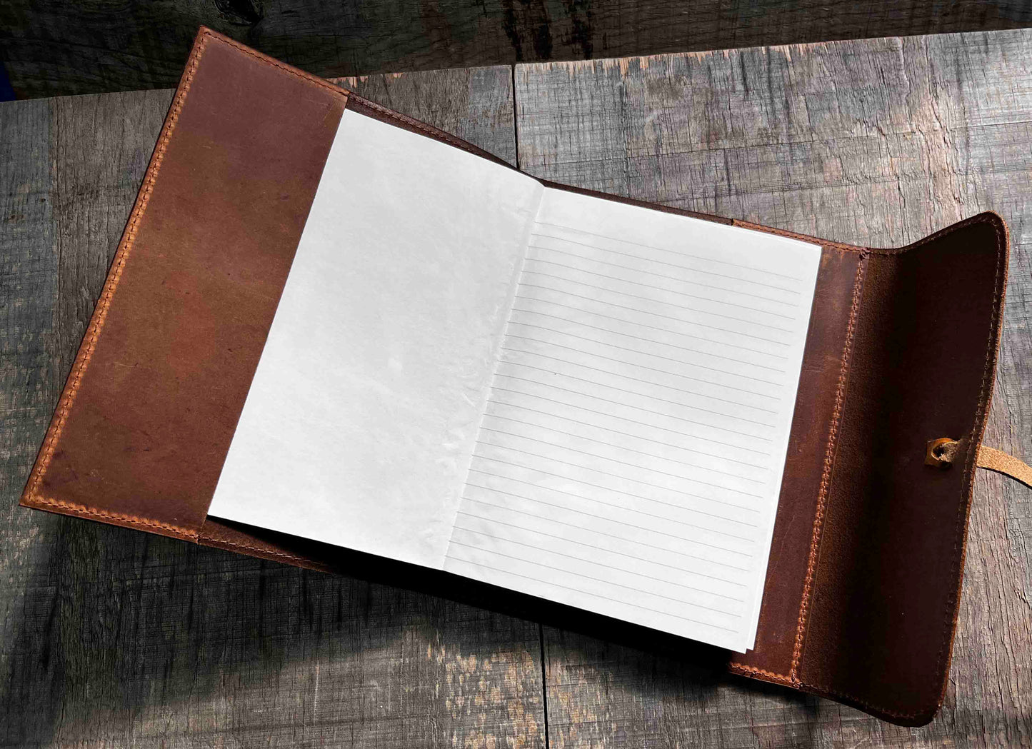 Refillable Journal / Premium Leather / Custom Engraved Memories Made Custom