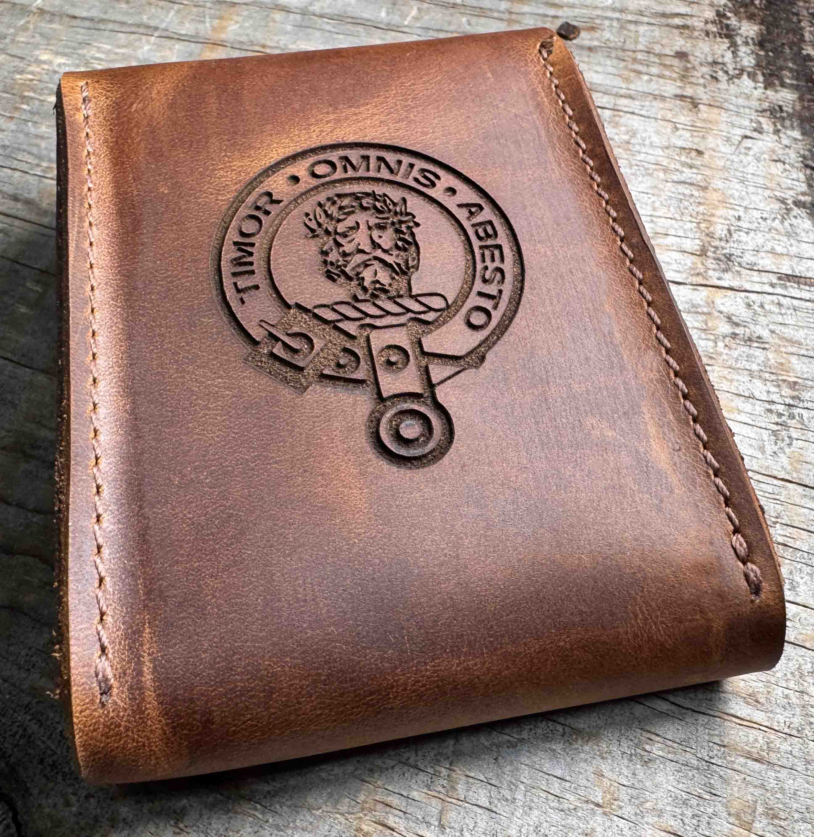 Custom Engraved Leather Playing Card Case