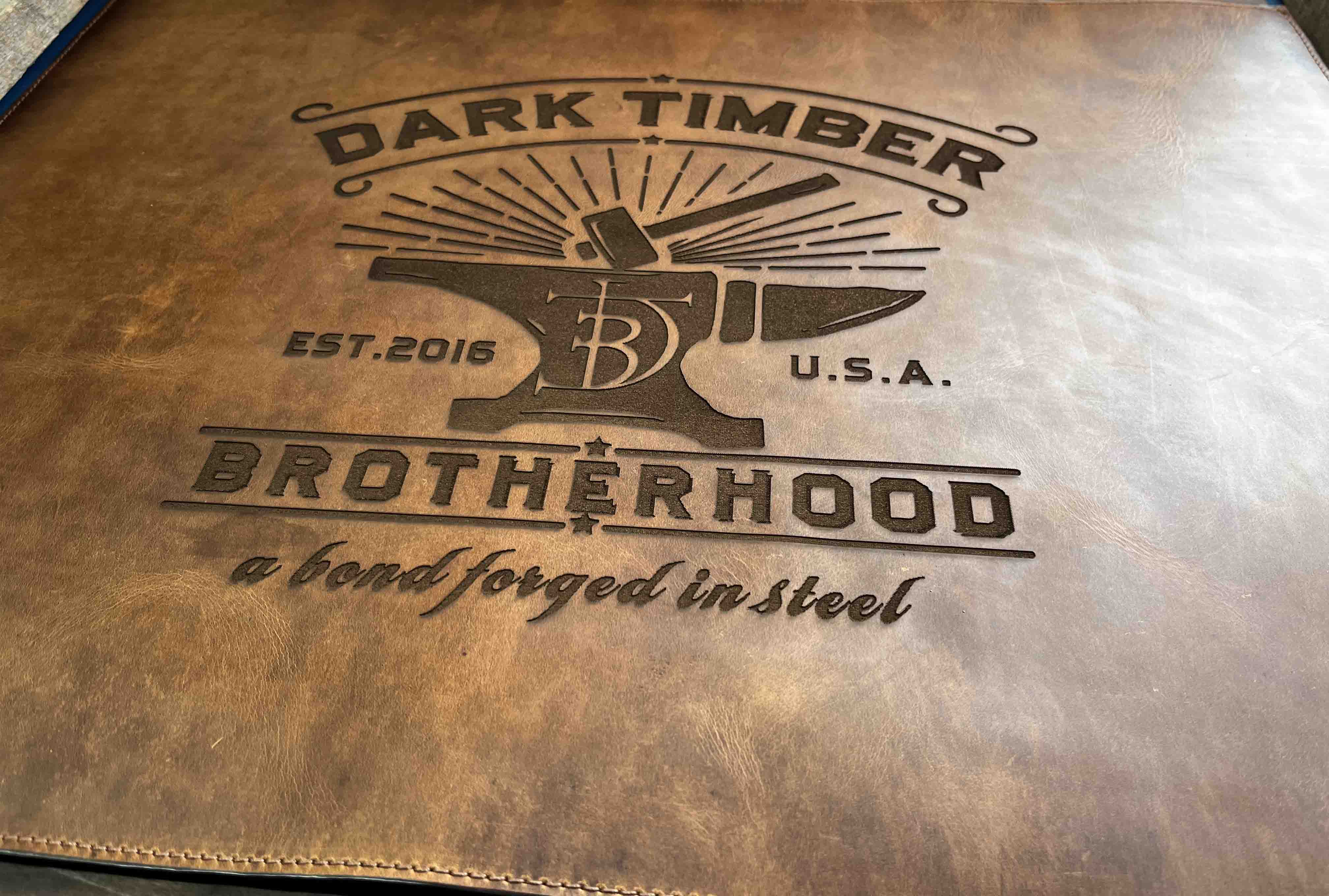 Premium Leather Engraved Desk Mat