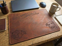 Premium Leather Engraved Desk Mat - Memories Made Custom