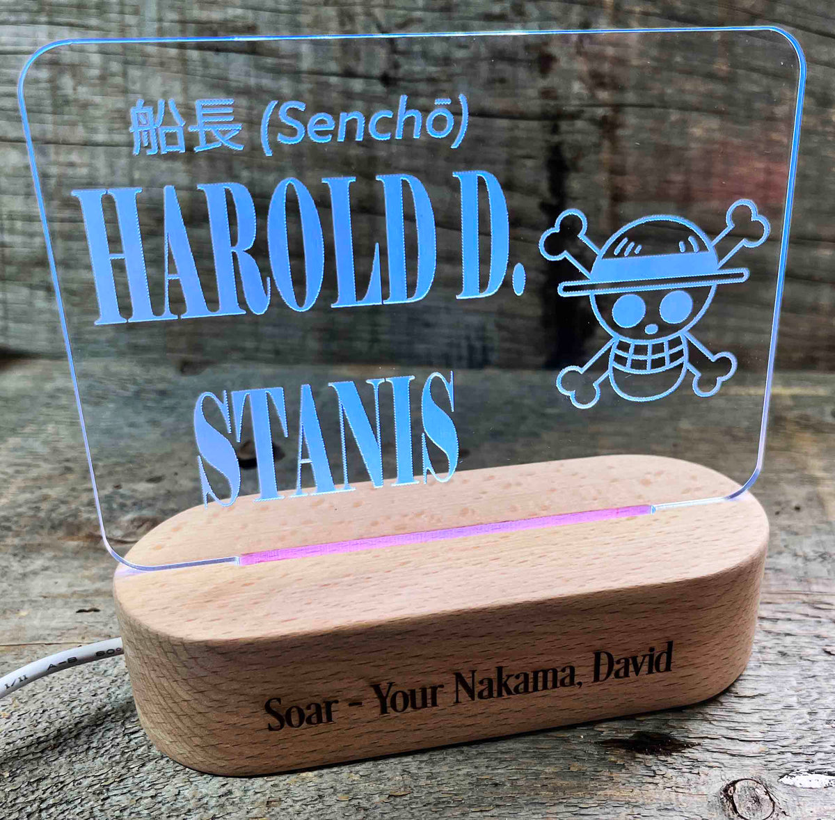 Custom Logo, Text and/or Graphic LED Light Sign - 7 Colours - Memories Made Custom