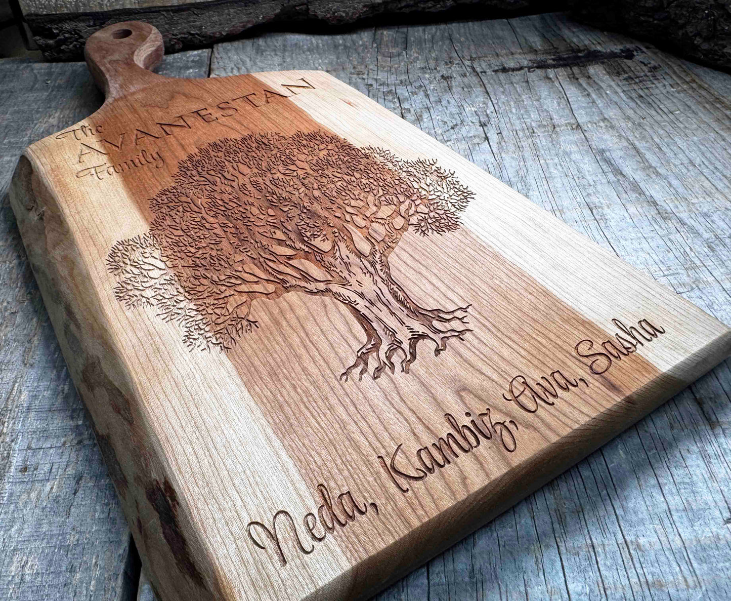 Live Edge Cutting Board Design 9