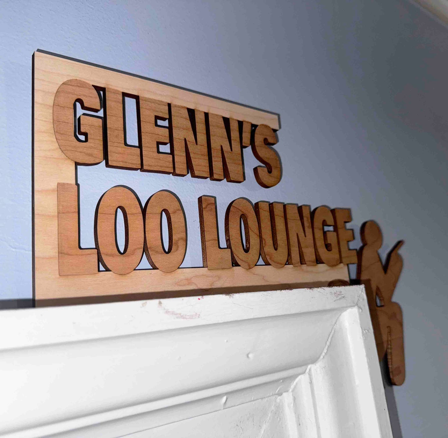 Door Frame Topper Signs - Loo Lounge