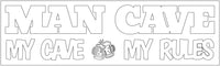 The Chunker 3D Shelf/Table Sign - Man Cave Memories Made Custom