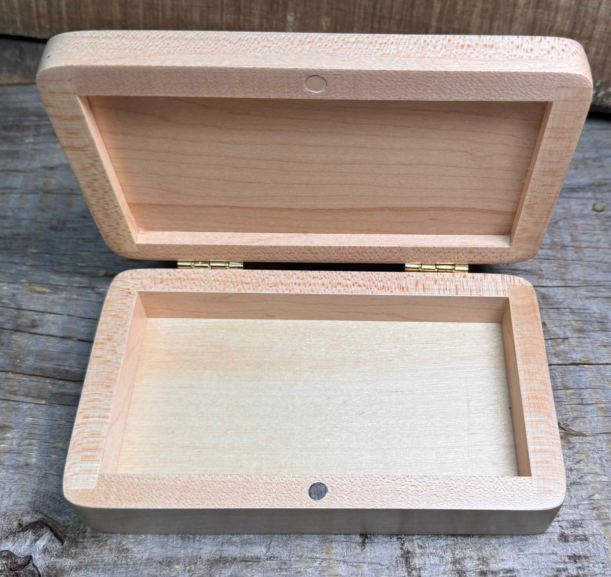 Personalized Canadian Maple Jewellery & Keepsake Box