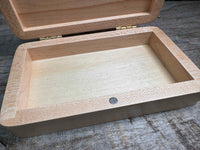 Personalized Canadian Maple Jewellery & Keepsake Box