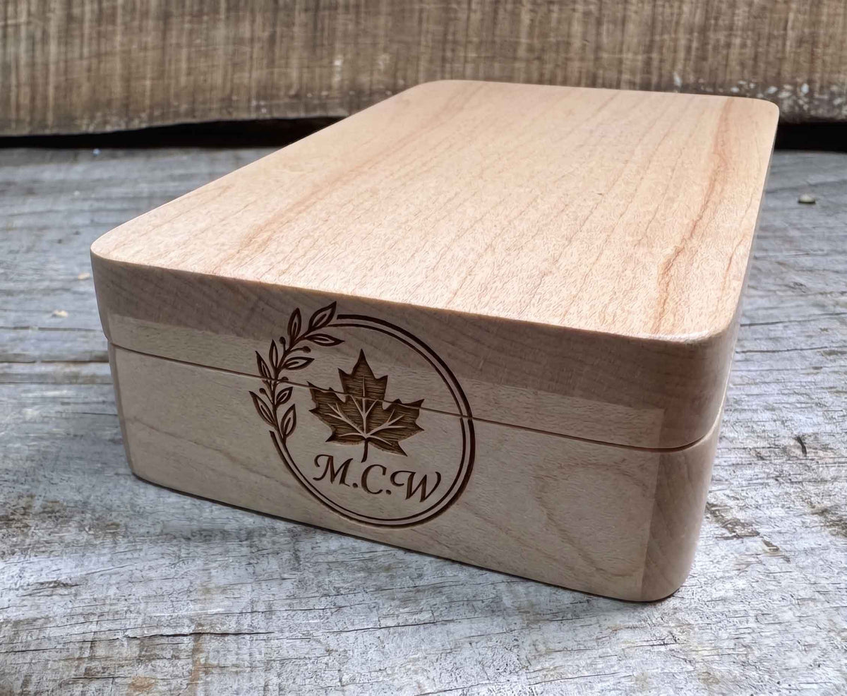 The Maple Buds Custom Hardwood Stash Box
