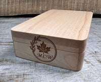 The Maple Buds Custom Hardwood Stash Box
