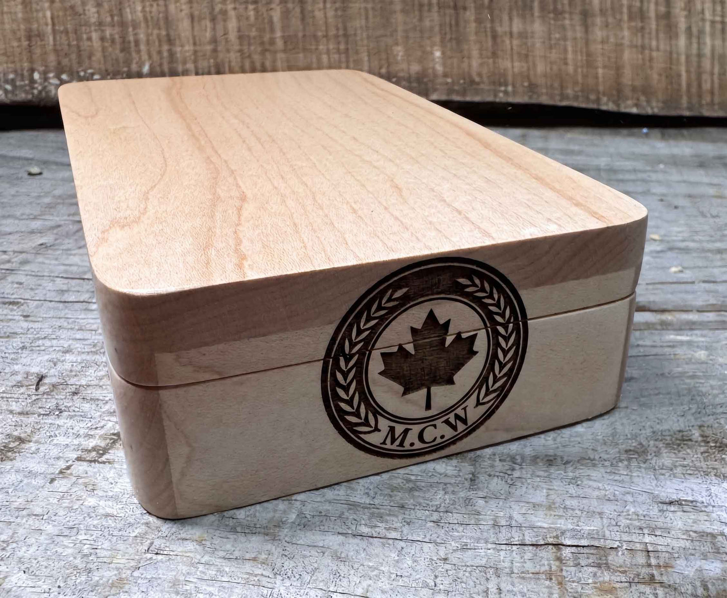The Maple Buds Custom Hardwood Stash Box