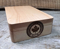 The Maple Buds Custom Hardwood Stash Box