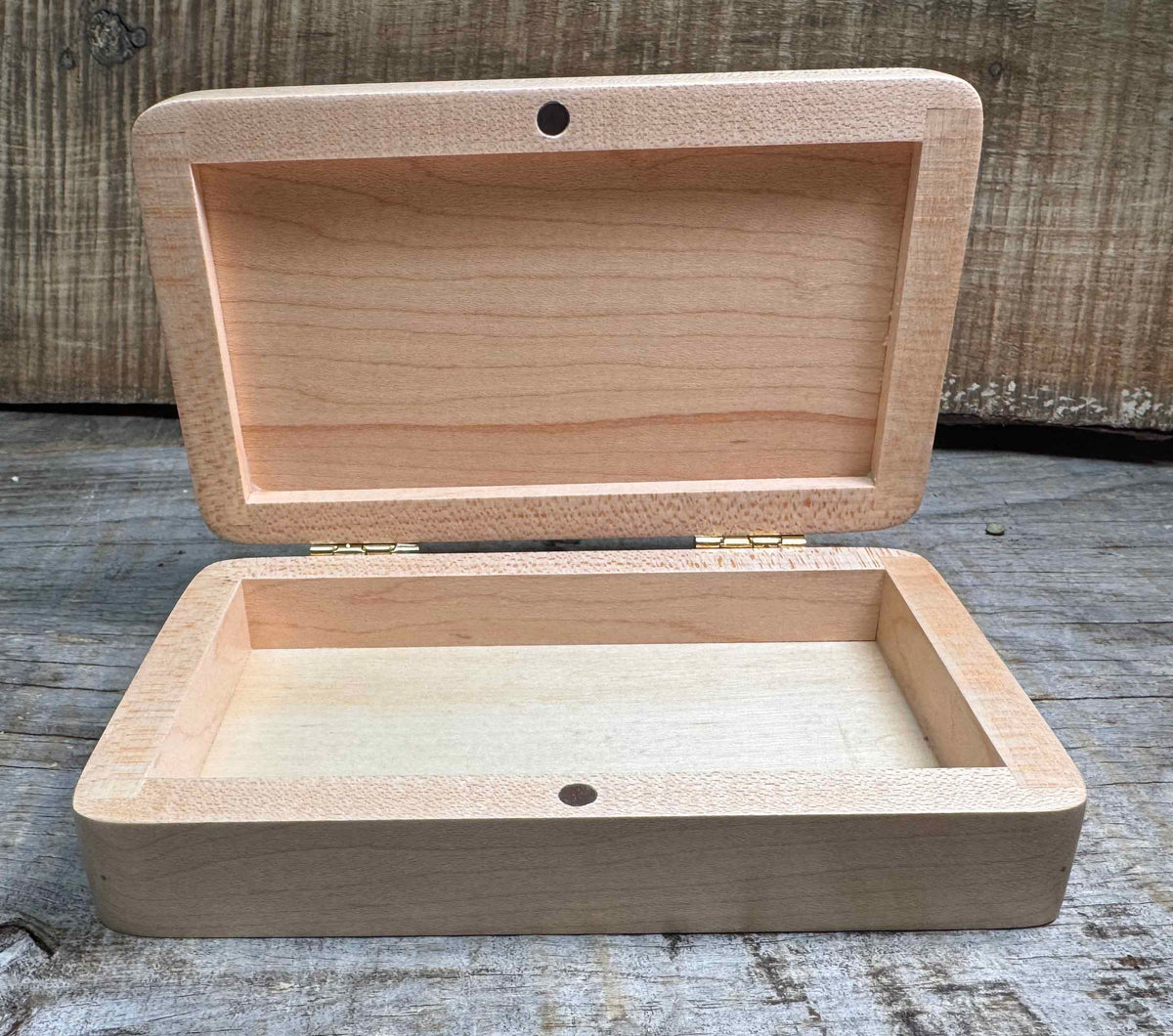 Personalized Canadian Maple Jewellery & Keepsake Box