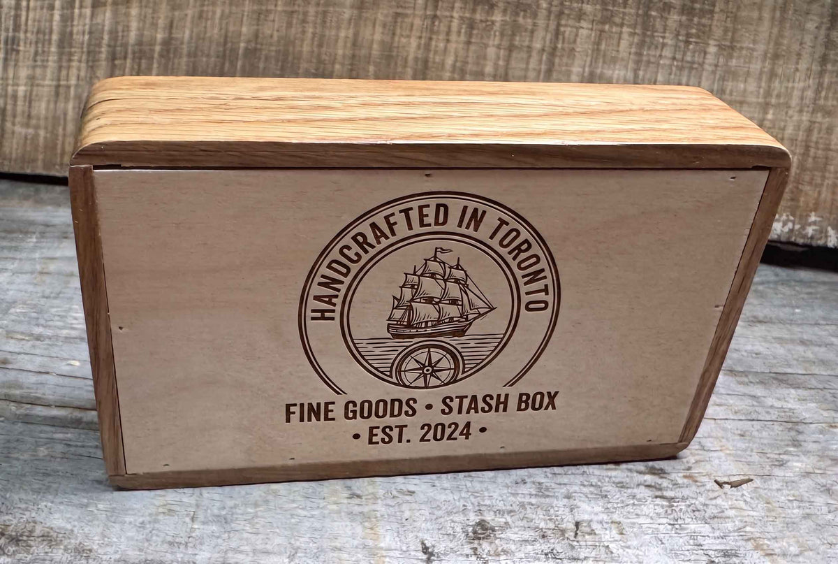 The Maple Buds Custom Hardwood Stash Box