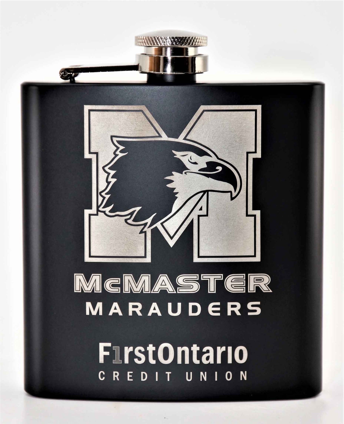 McMaster Football Custom Flask Order