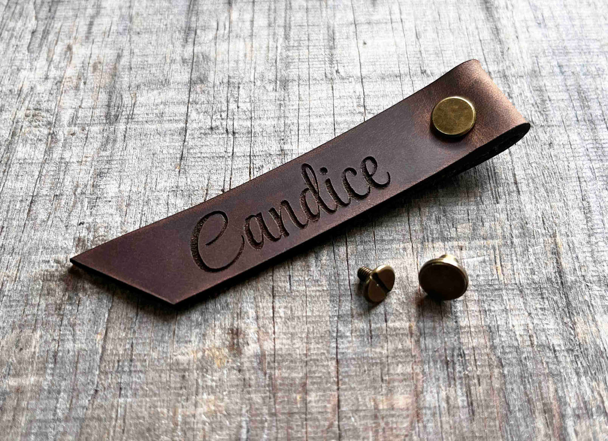 Leather Menu Guest Name Tags Memories Made Custom