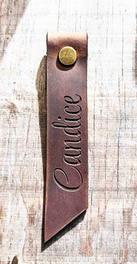 Leather Menu Guest Name Tags Memories Made Custom