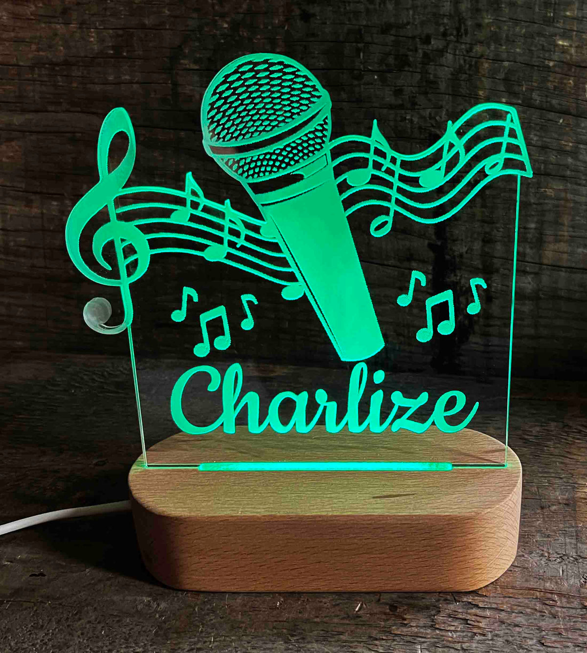 Music LED Light Sign - 7 colours Memories Made Custom