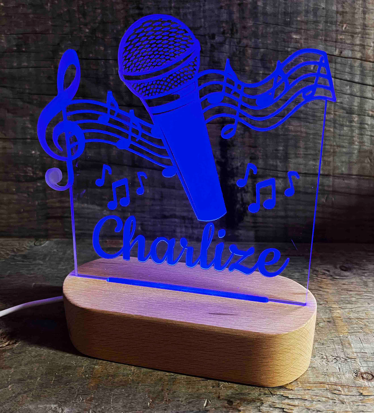 Music LED Light Sign - 7 colours Memories Made Custom