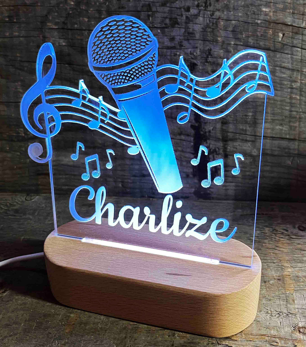 Music LED Light Sign - 7 colours Memories Made Custom