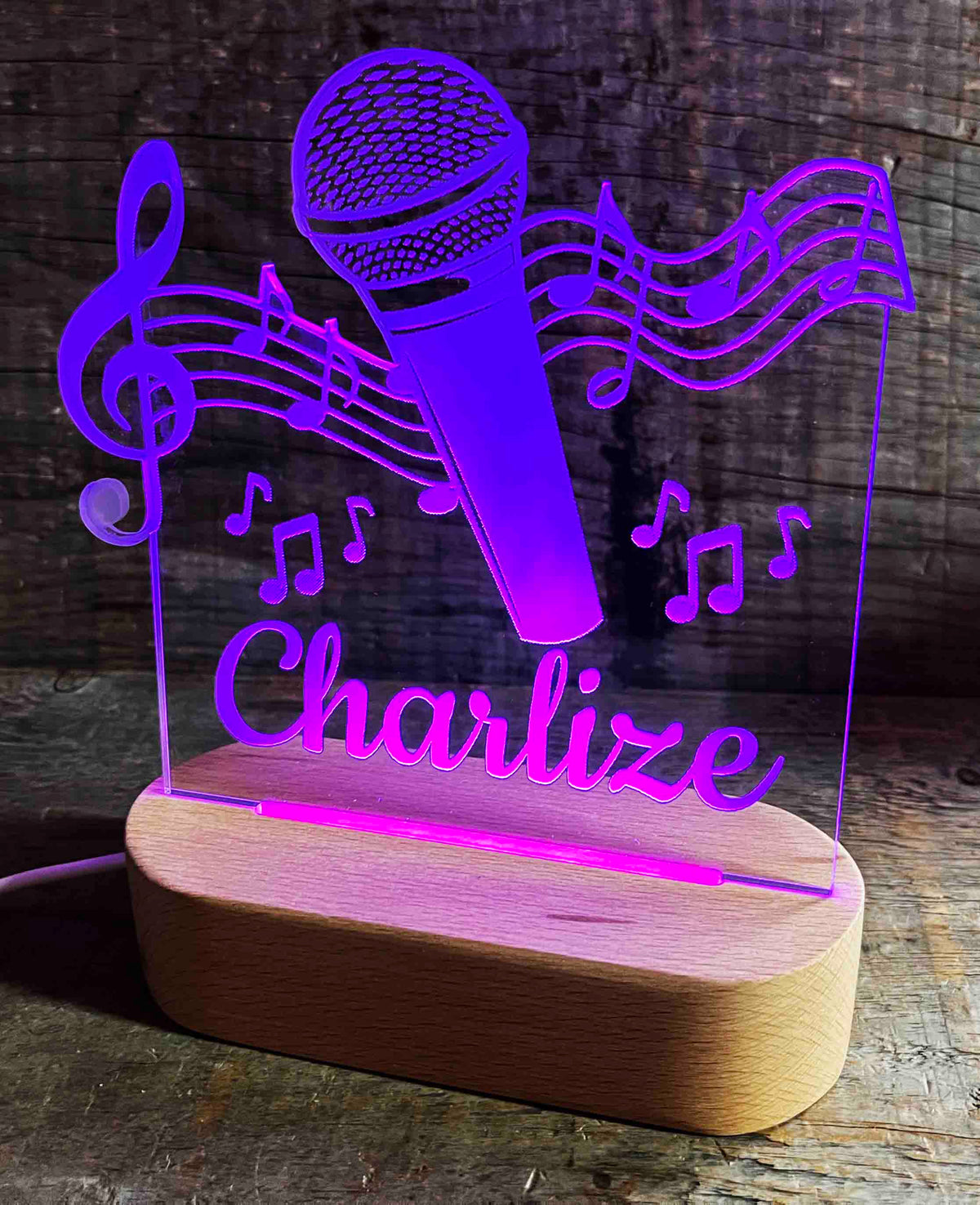 Music LED Light Sign - 7 colours Memories Made Custom