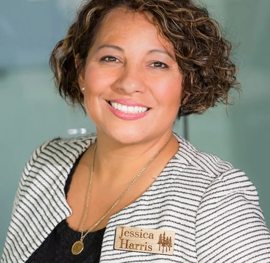 Wooden Name Badge Memories Made Custom