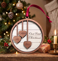 Christmas Ornament - Our first Christmas