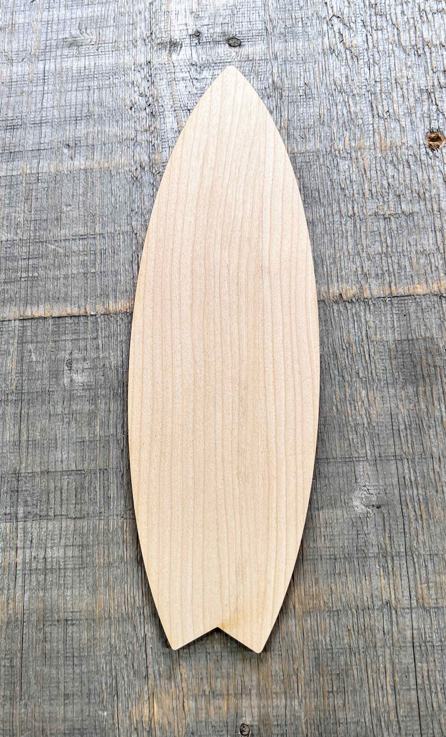 Surfboard Laser Cut Wood Blank.