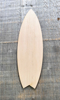 Surfboard Laser Cut Wood Blank.