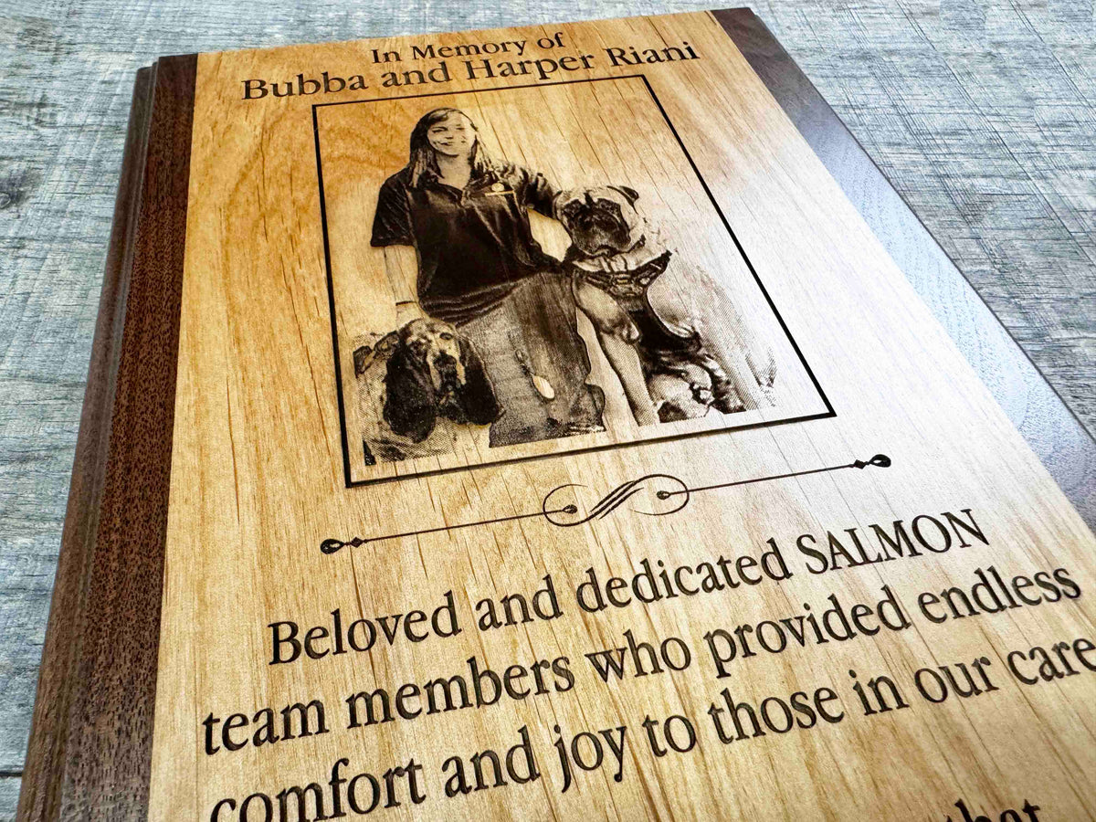Wooden Plaque - Custom Engraved Memories Made Custom