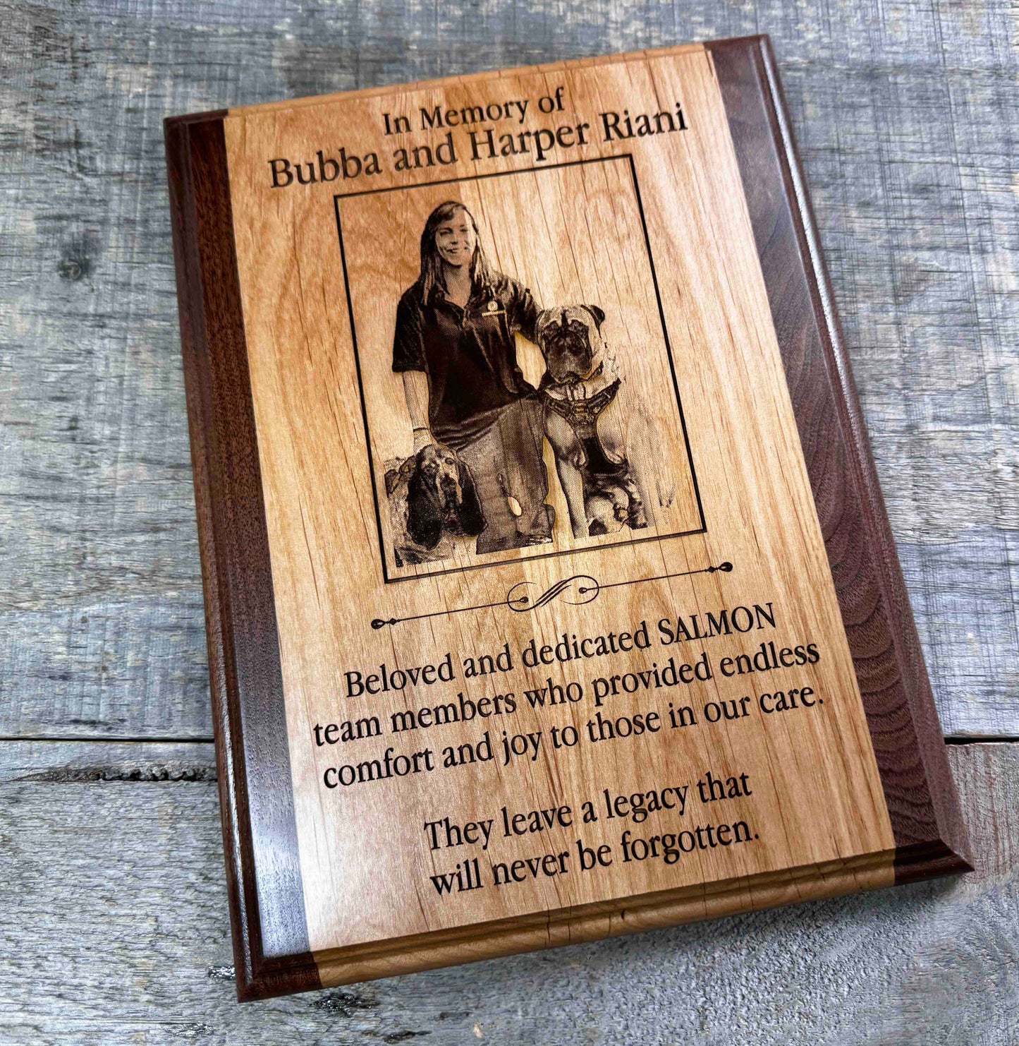 Wooden Plaque - Custom Engraved