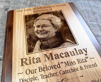 Wooden Plaque - Custom Engraved Memories Made Custom