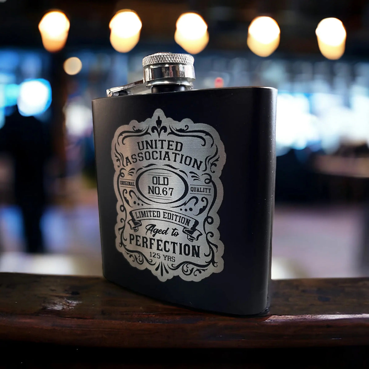 Custom Engraved Flask - your design Memories Made Custom