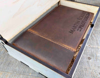 Master Pilots Log Premium Leather Engraved Memories Made Custom