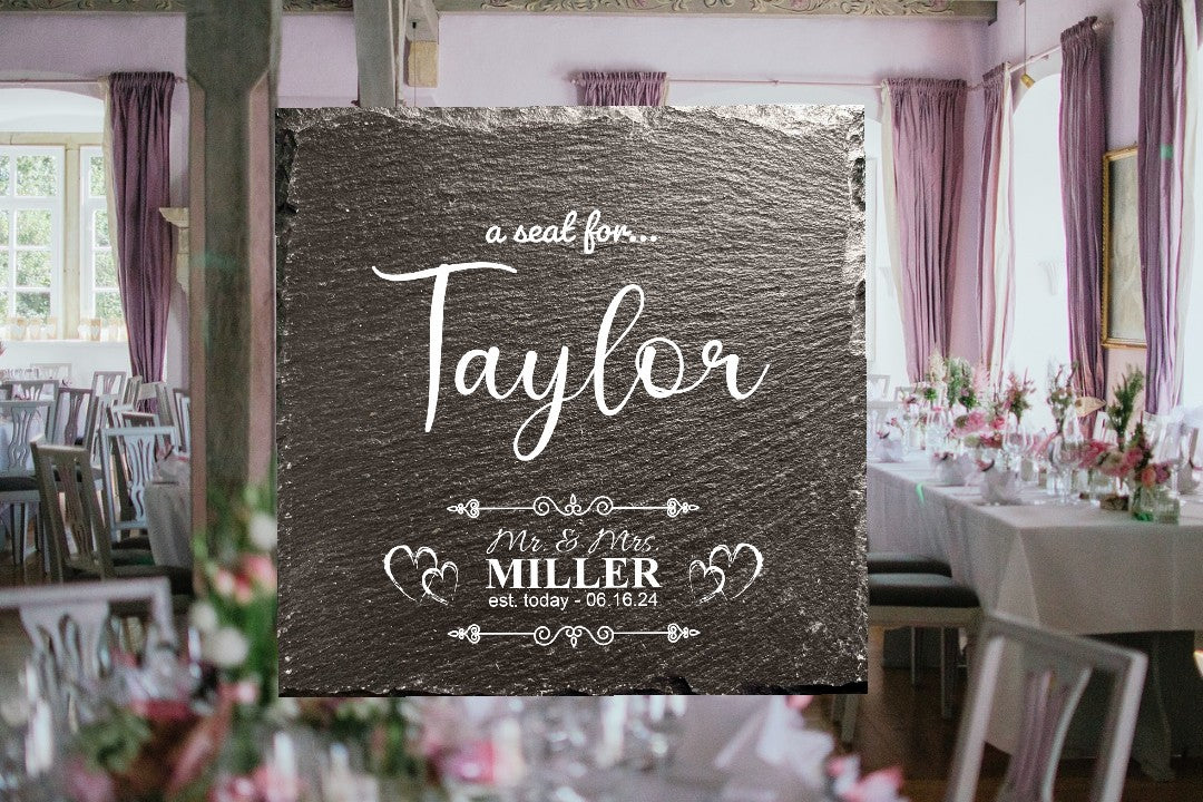 Wedding Table Seating Name Place Holder