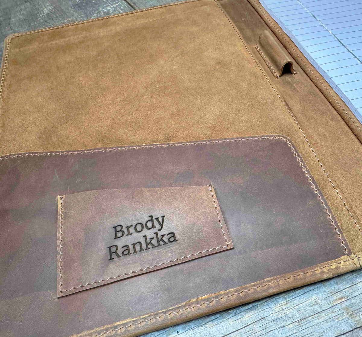 Prestige Padfolio Premium Leather Memories Made Custom