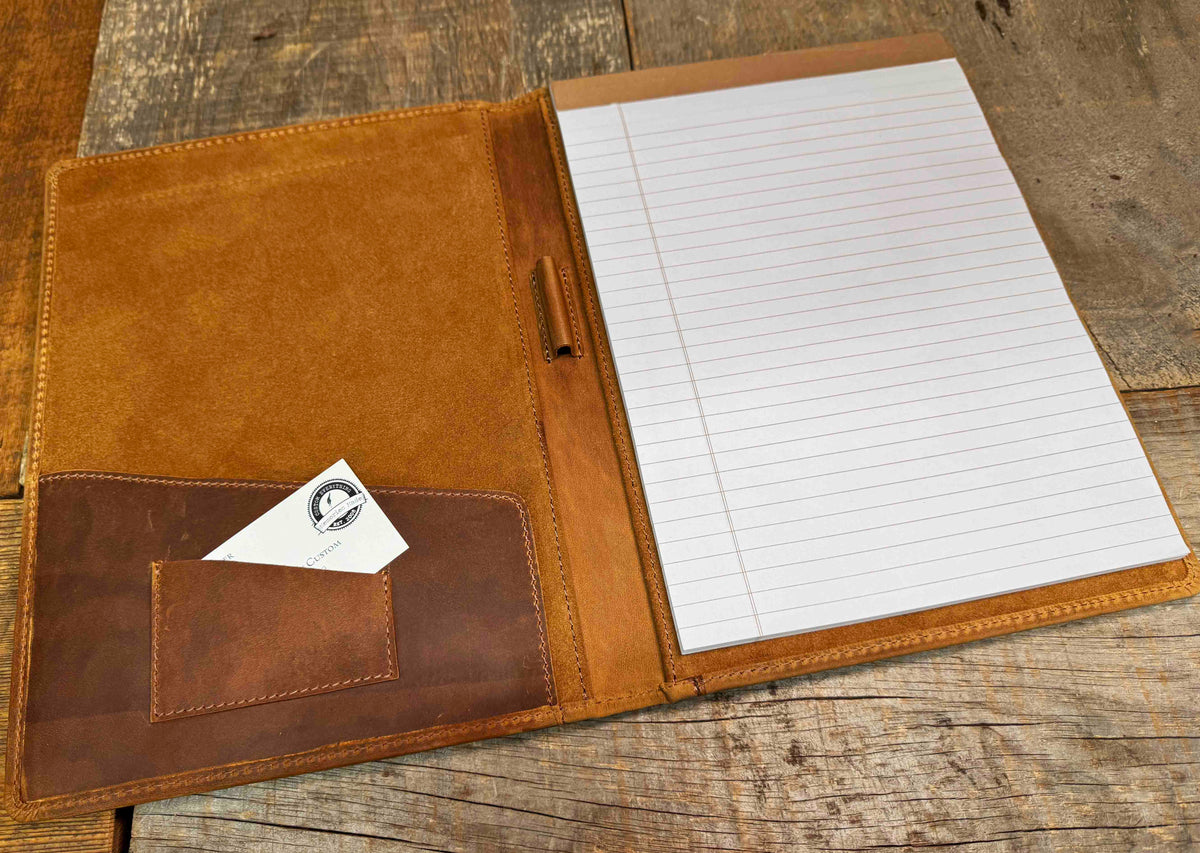 Prestige Padfolio Premium Leather Memories Made Custom