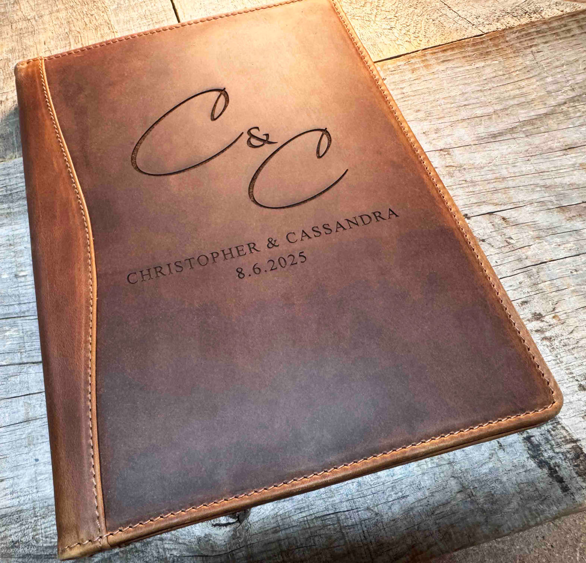 Prestige Padfolio Premium Leather Memories Made Custom