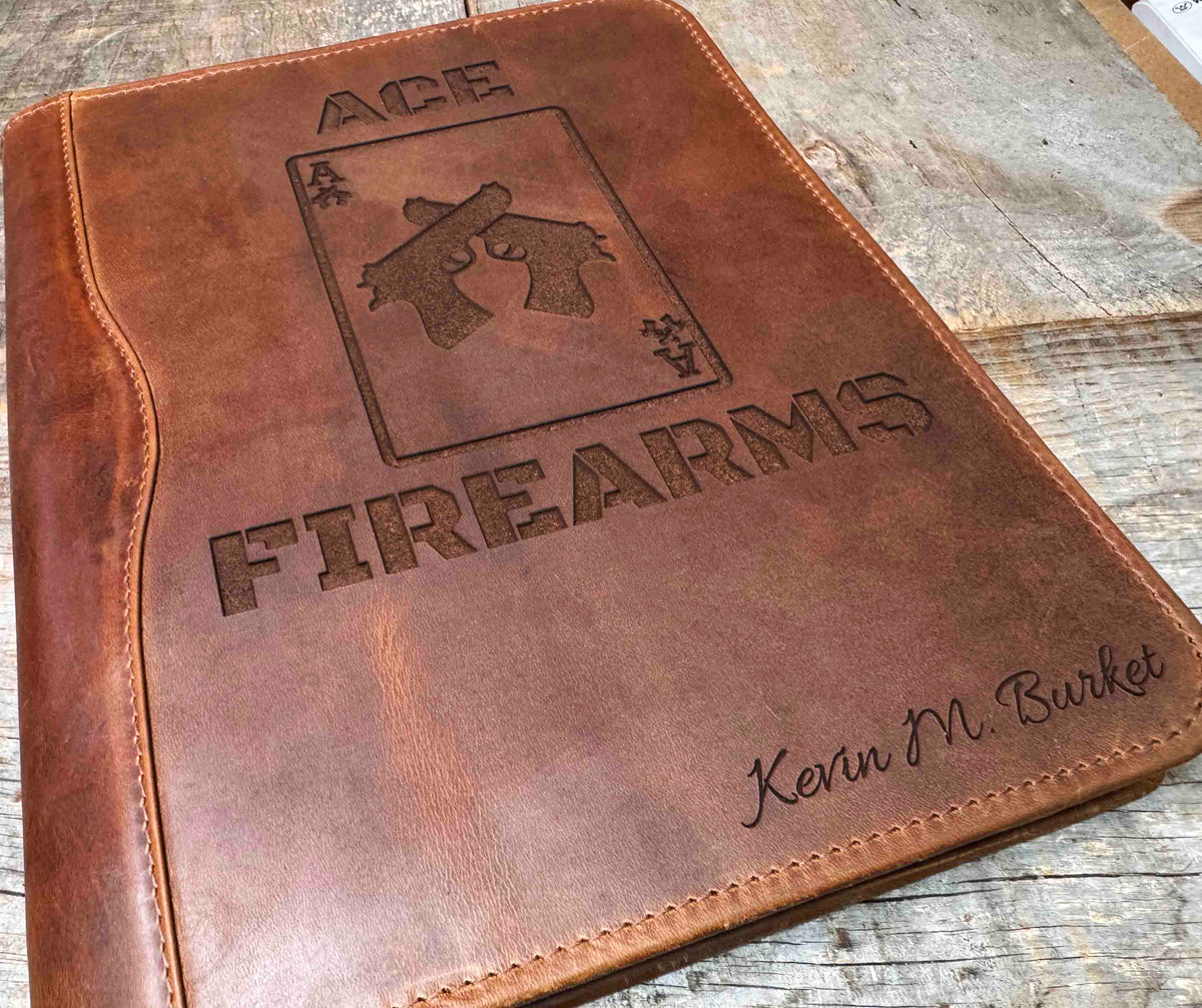 Prestige Padfolio Premium Leather Memories Made Custom