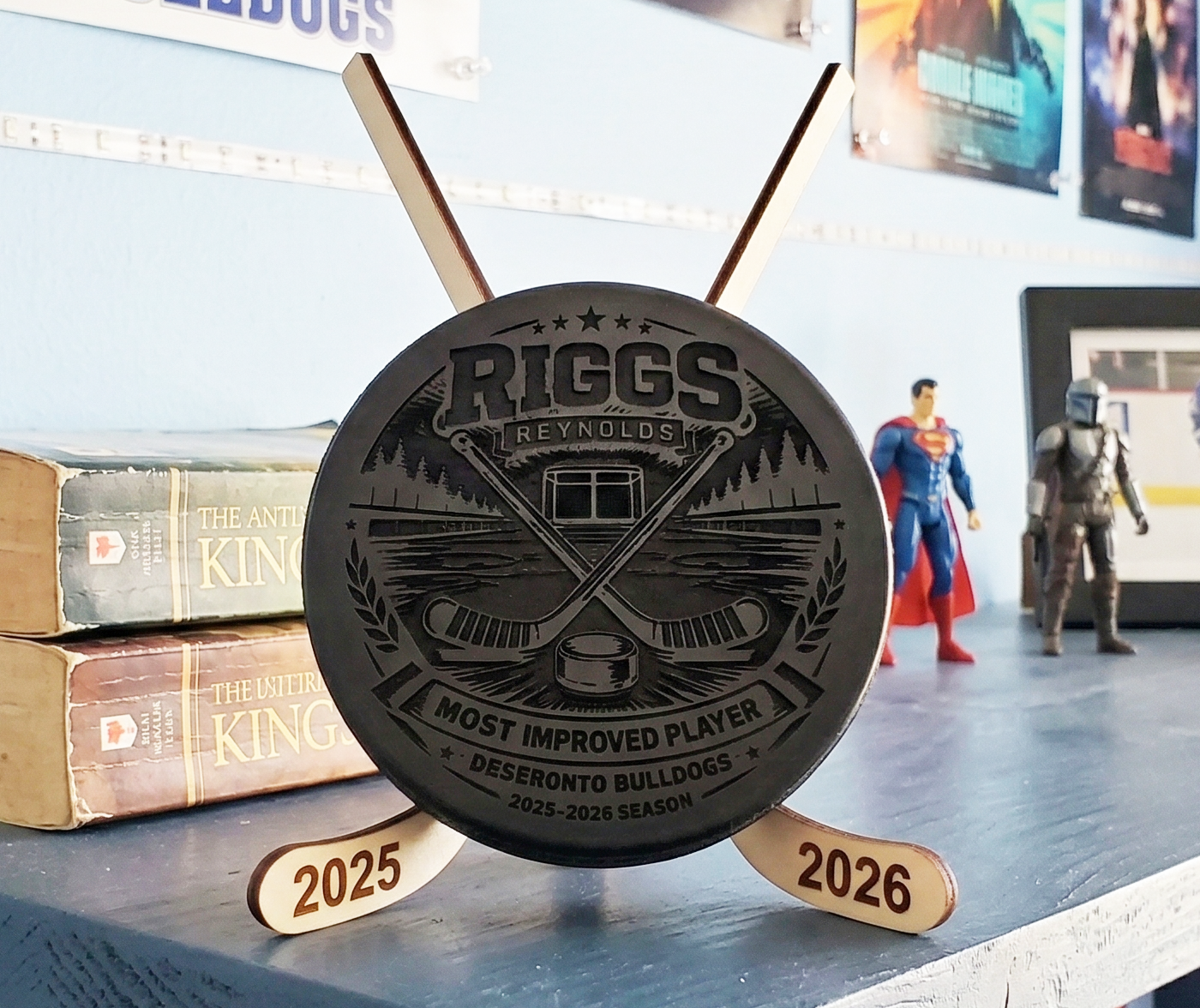 Custom Engraved Hockey Pucks | Personalized Gift for Coaches & Players