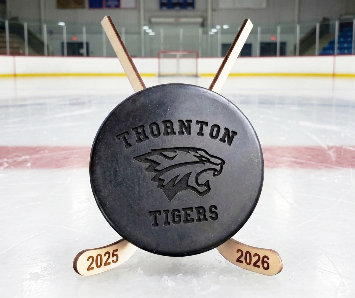 Custom Engraved Hockey Pucks | Personalized Gift for Coaches & Players