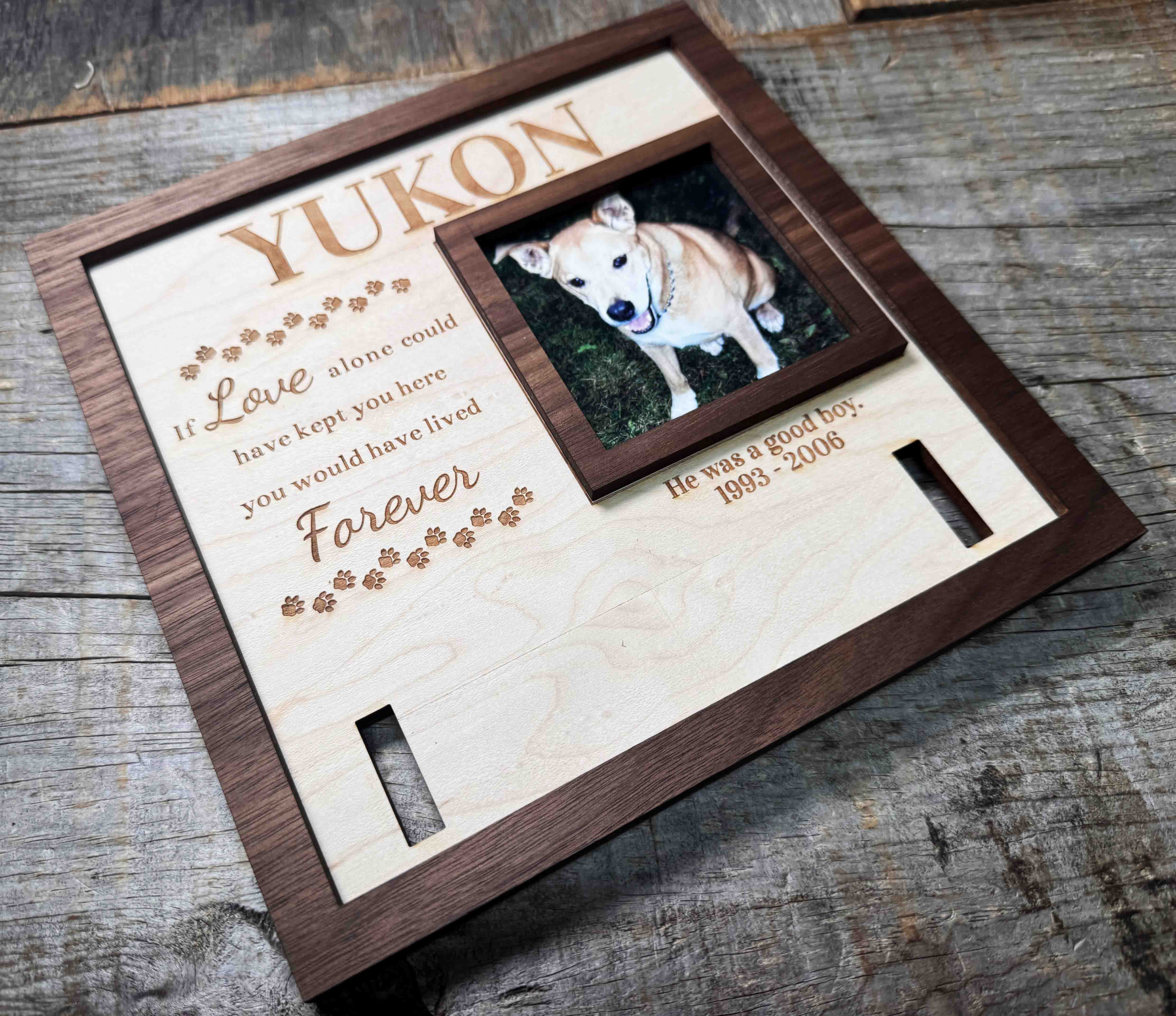 Rainbow Bridge Pet Memorial Frame Memories Made Custom