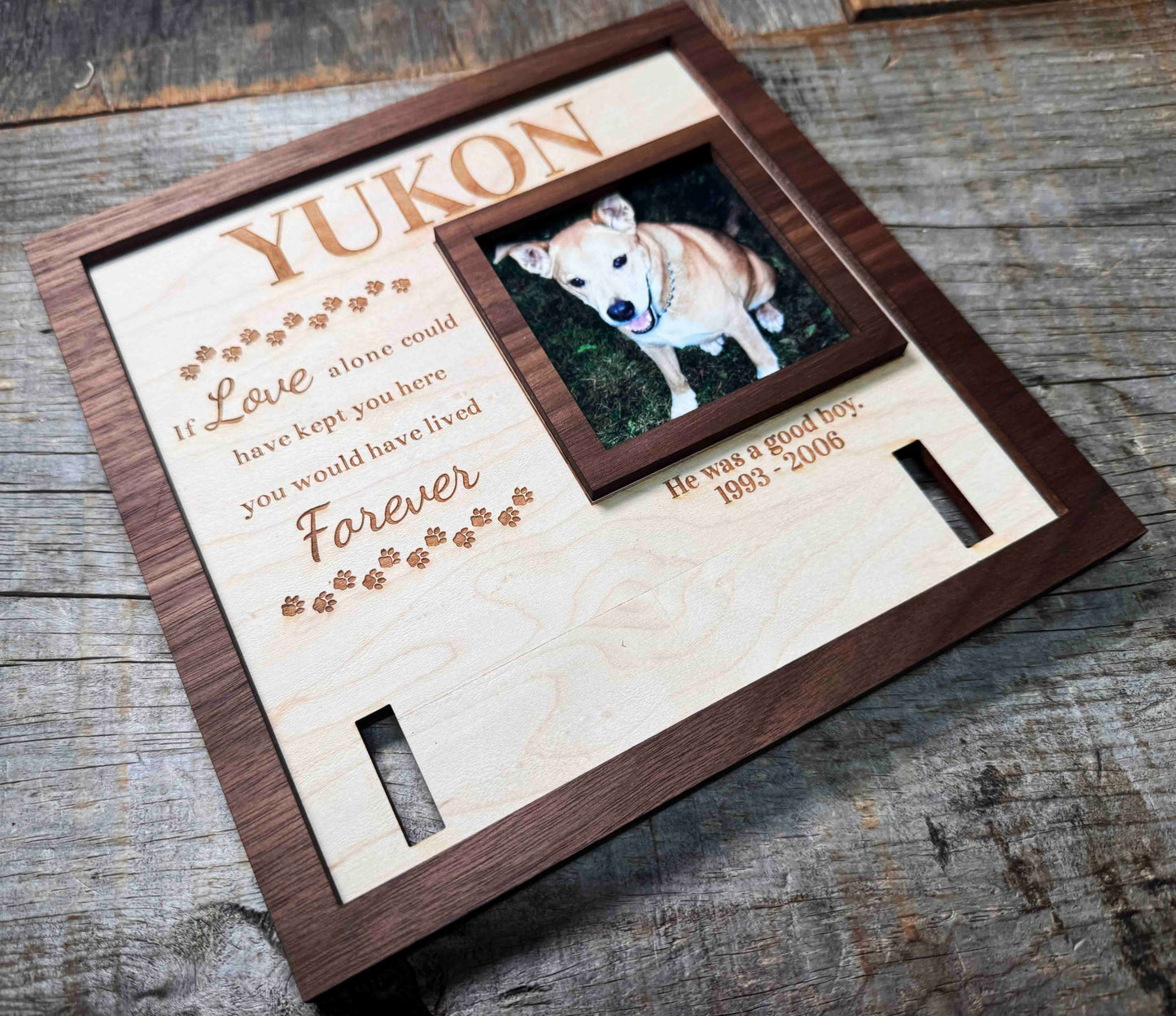 Rainbow Bridge Pet Memorial Frame Memories Made Custom