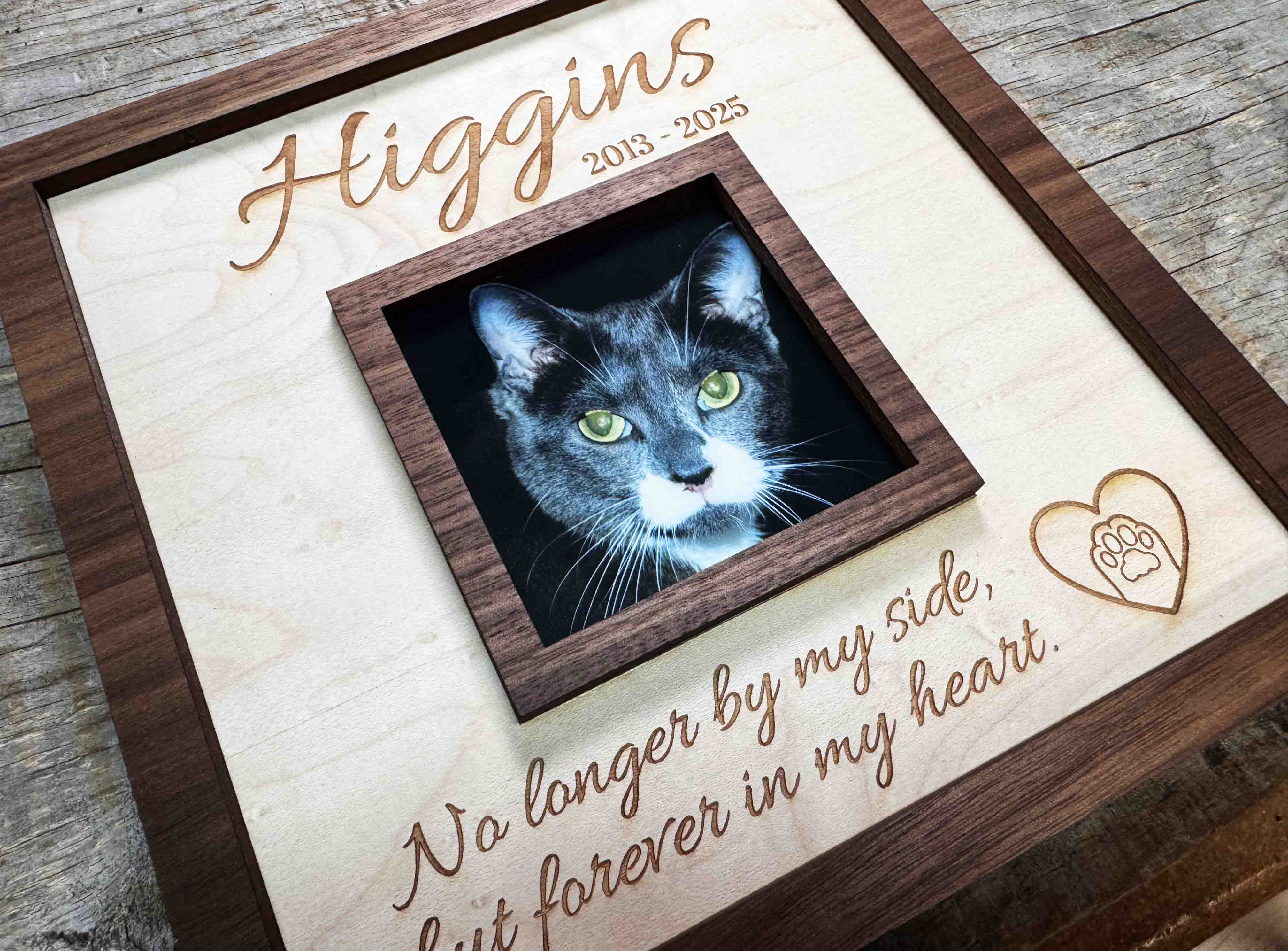 Rainbow Bridge Pet Memorial Frame Memories Made Custom