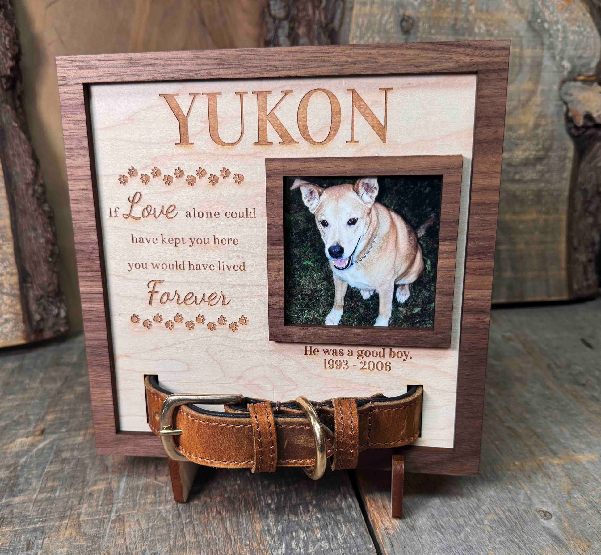Rainbow Bridge Pet Memorial Frame Memories Made Custom