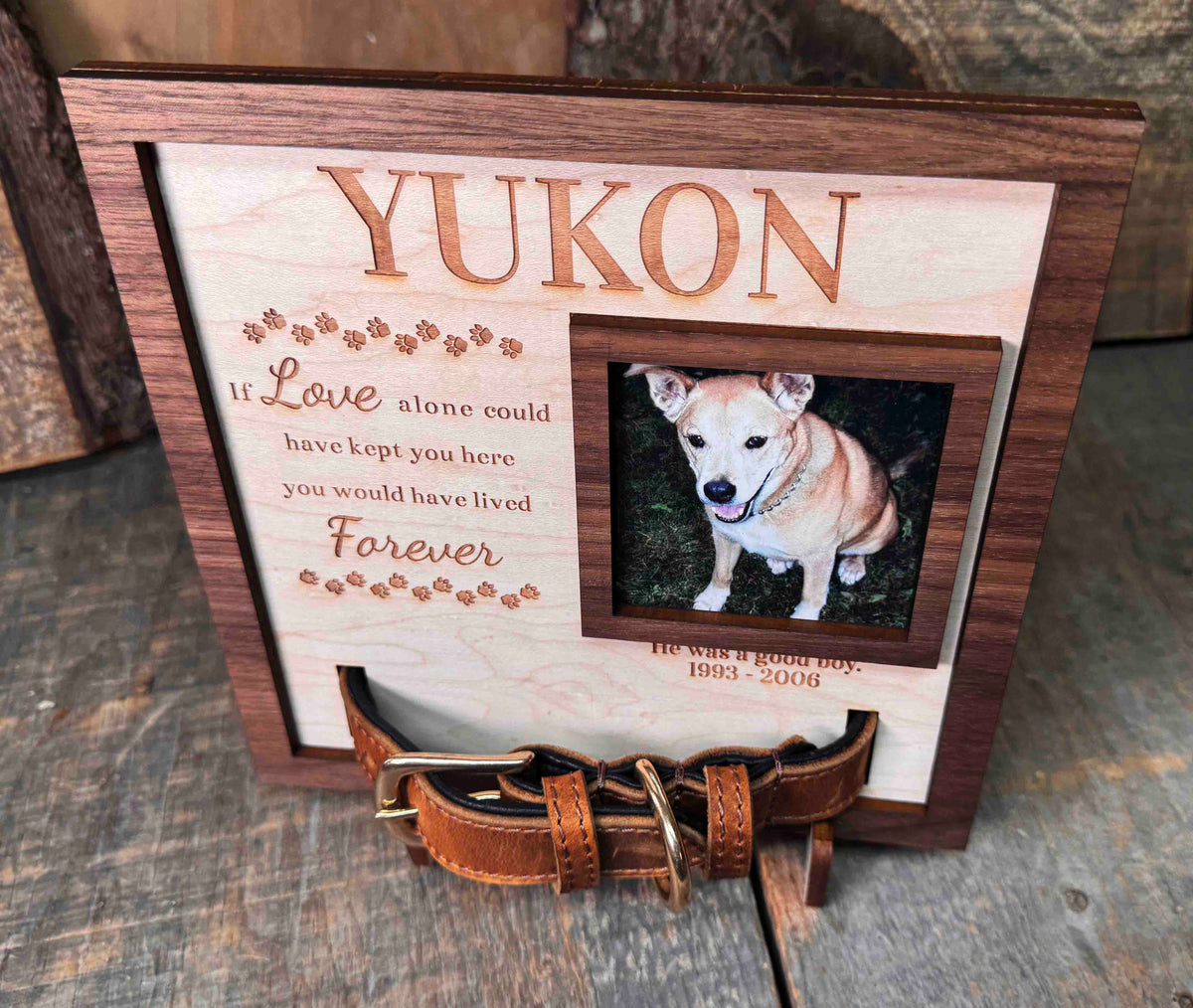 Rainbow Bridge Pet Memorial Frame Memories Made Custom