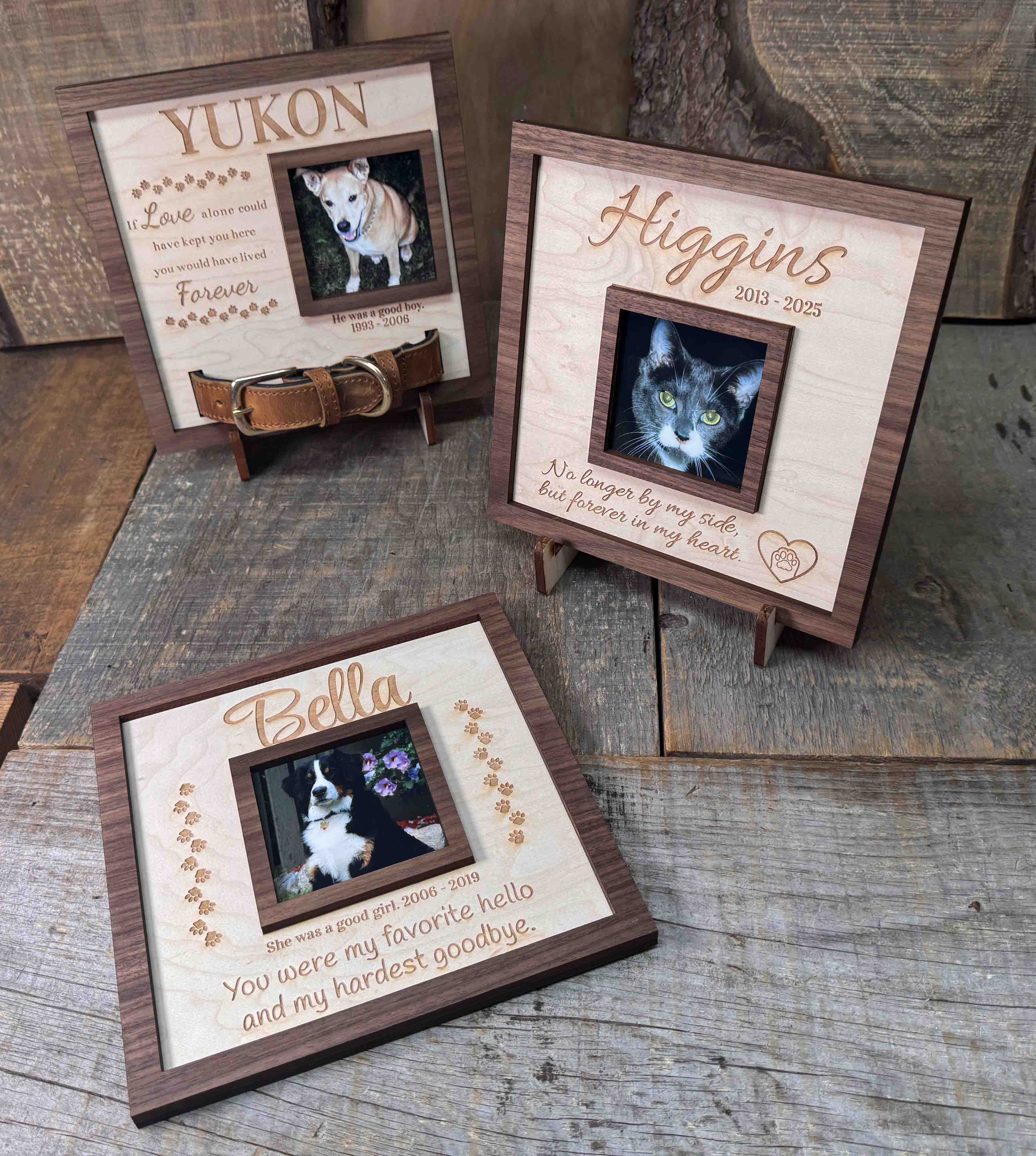 Rainbow Bridge Pet Memorial Frame Memories Made Custom