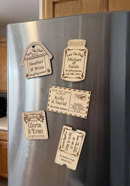 Save the Date Fridge Magnets
