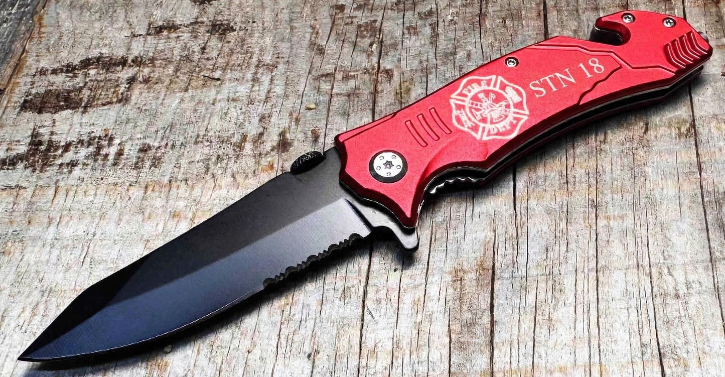 35 Red Rescue Knives