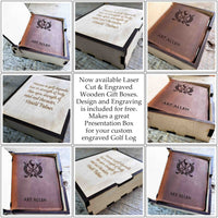 Refillable Golf Log Shamrock Memories Made Custom
