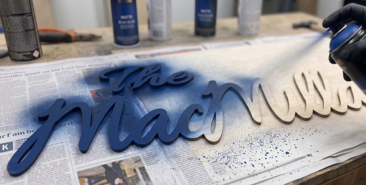 Custom Wood Name Sign: Personalized Wedding & Nursery Decor